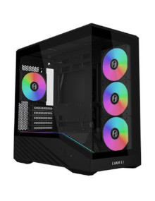 Caja INTER TECH INTER-88881328 - Caja pc inter-tech c-303 espejo, atx, pc, metal, vidrio templado,
