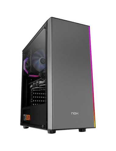 Caja INTER TECH INTER-88881324 - Caja pc inter-tech t-11 televen lateral de cristal acrilico