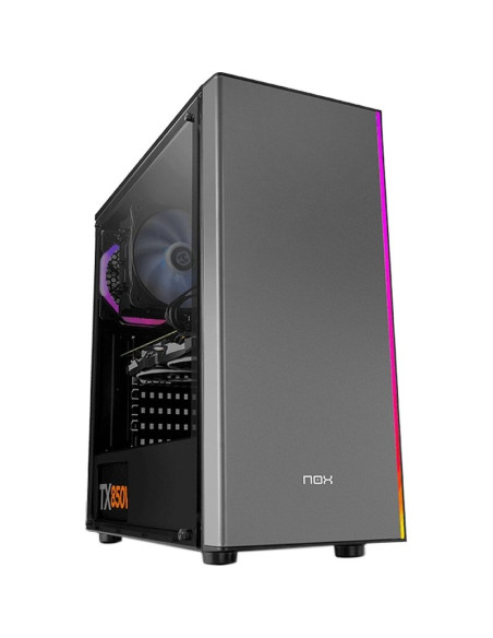 Caja INTER TECH INTER-88881324 - Caja pc inter-tech t-11 televen lateral de cristal acrilico