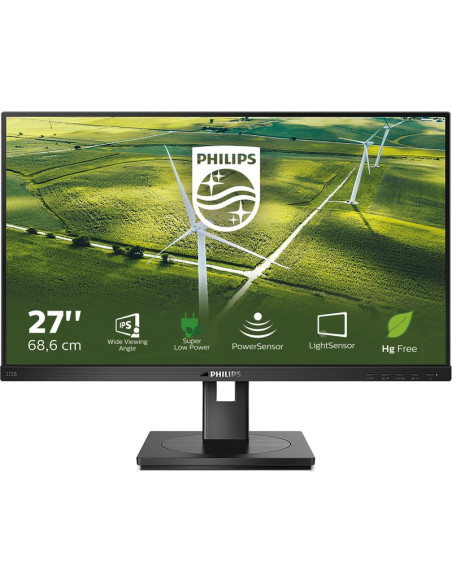 Monitor PHILIPS 272B1G/00 - Monitor philips 272b1g 00 27" 1920x1080 ips flat h a 150 mm pivot eco friendly super energy speakers