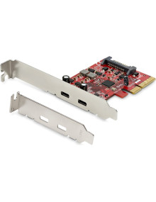 Accesorio CONCEPTRONIC PEXUSB312C3 - Startech.com tarjeta adaptadora pci express de 2 puertos usb-c 3.1 gen 2 10gbps