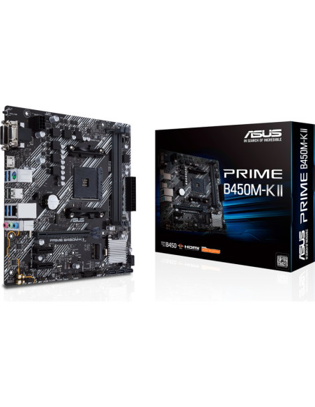 Placa base ASUS 90MB1600-M0EAY0 - Placa base asus am4 prime b450m-k ii m-atx/2xddr4/4xsata6/2xusb 3.2/4x usb2.0 90mb1600-m0eay0