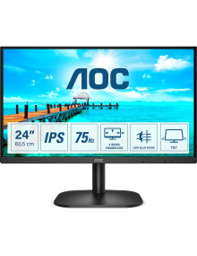 Monitor AOC 24B2XD - Monitor aoc 23.8" 24b2xd ips vga, dvi full hd 16:9 4ms 1000:1 negro