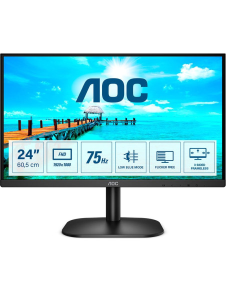 Monitor AOC 24B2XDM - Monitor aoc 23.8" 24b2xdm va fhd 75hz 4ms 250 cd/m2 3000:1 d-sub dvi