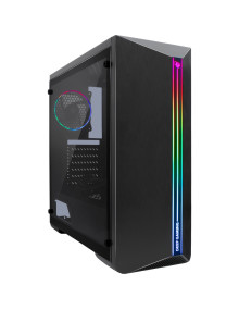 Caja DEEP GAMING COO-DGC-A200-0 - Caja pc deep gaming dgc-200 rgb atx black s/f coolbox bahias int:2x3'5, 2x2'5/ 2xusb3.0 argb