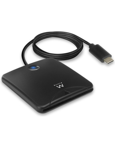 Accesorio EWENT EW1055 - Lector de tarjetas externo ewent ew1055 usb-c/ dni electronic