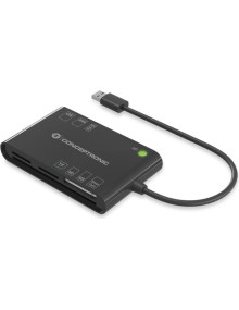 Accesorio CONCEPTRONIC BIAN01B - Lector de tarjetas externo conceptronic usb2.0 dnie 3.0 e y (eid) y lector tarjetas bian