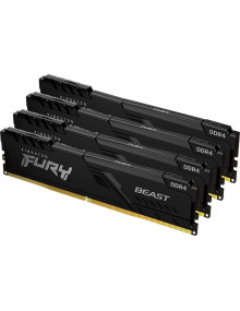Memoria RAM KINGSTON KF432C16BBK4/128 - Memoria ram kingston ddr4 128gb 3200 mhz 4x32gb cl16 fury beast