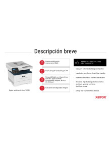 B225V_DNI Xerox B225V/DNI Multifuncion Xerox Multifuncion Laser B/N