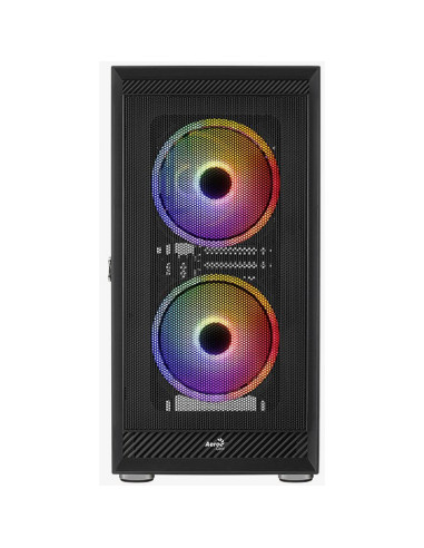 Caja AEROCOOL AEROPGSGRAPHITE-G-BK - Caja pc aerocool graphite v2 midi-tower - negro