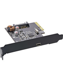 Accesorio INLINE 76660F - Tarjeta inline, usb 3.2 gen.2x2, 1x usb type-c, incl. soporte perfil bajo , pcie x4