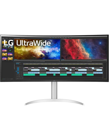 Monitor LG 38BQ85C-W.AEU - Lg 38" 38bq85c-w ultrawide curved qhd ips 21:9 hdmi dp usb-c
