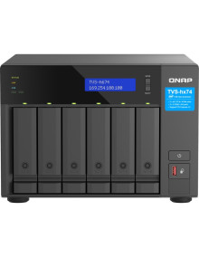 Servidor QNAP TVS-H674-I5-32G - Qnap tvs-h674 nas torre ethernet negro i5-12400