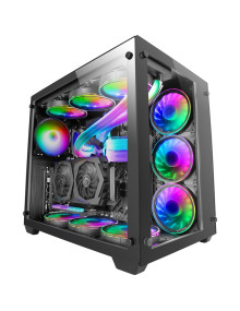 Caja MARS GAMING MARSG-8435693102687 - Caja gaming torre mars gaming mcv3 negra