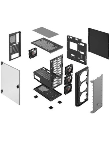 Caja FRACTAL DESIGN FD-C-NOR1C-03 - Caja pc fractal design north charcoal white, tower-gehause fd-c-nor1c-03