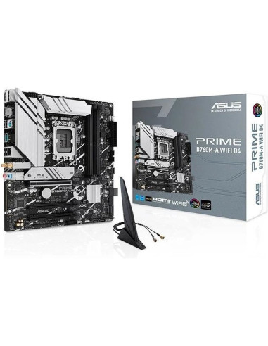 Placa base ASUS 90MB1CX0-M1EAY0 - ASUS Placa Base PRIME B760M-A WIFI DDR4 mATX 1700