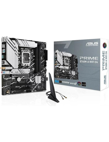 Placa base ASUS 90MB1CX0-M1EAY0 - ASUS Placa Base PRIME B760M-A WIFI DDR4 mATX 1700
