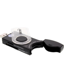Accesorio INLINE INLIN-66773 - Lector de tarjetas movil inline usb 3.0 con 2 ranuras para sd sdhc sdxc microsd