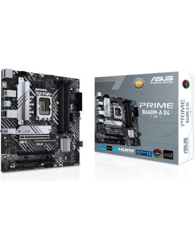 Placa base ASUS 90MB19K0-M1EAYC - Placa base asus prime b660m-a d4-csm socket 1700 micro atx
