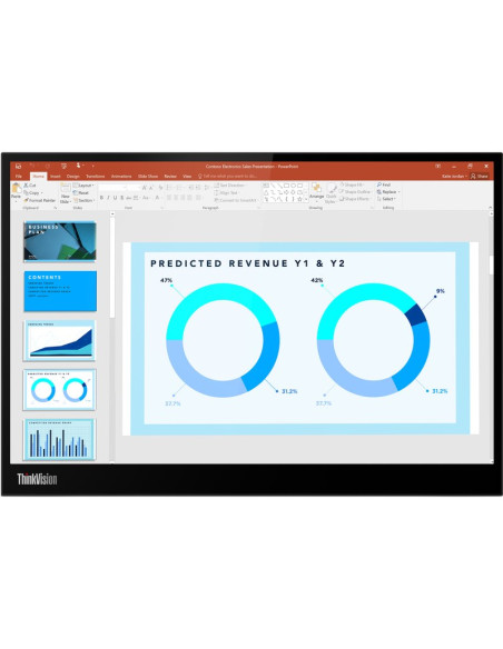 Monitor LENOVO 63AAUAT6WL - Monitor lenovo thinkvision m14d 14,0" 2240x1400 ips 2k