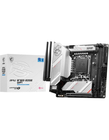 Placa base MSI 7D40-005R - Placa base msi mpg b760i edge wifi b760 s1700 ddr5 mitx intel