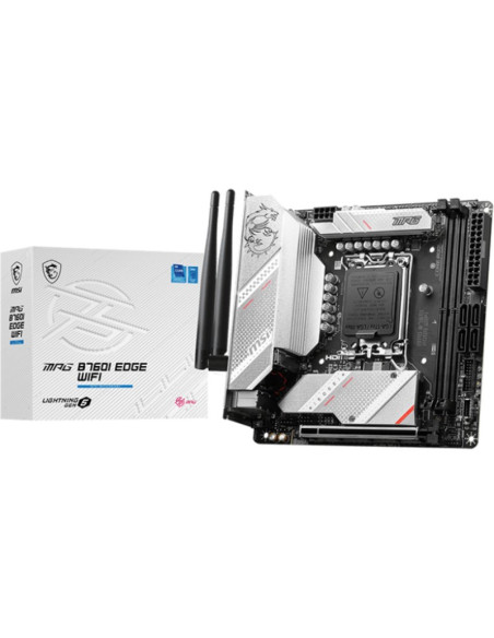 Placa base MSI 7D40-005R - Placa base msi mpg b760i edge wifi b760 s1700 ddr5 mitx intel