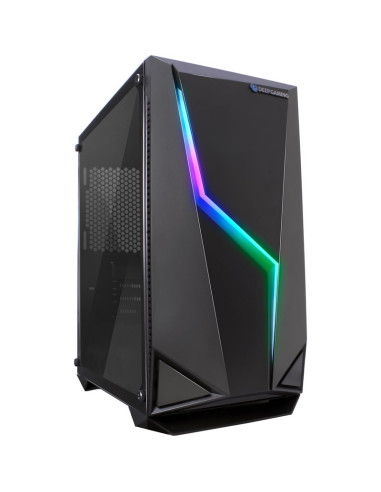 Caja DEEP GAMING DG-CHA-M235-0 - Caja microatx m235 negro rgb deepgaming