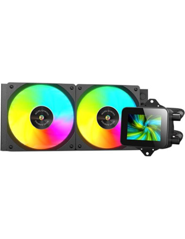 Refrigeracion GAMEMAX GMX-ICBG120-ARGB - Gamemax cpu liquid cooler iceburg 120 black