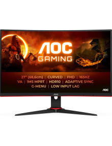 Monitor AOC C27G2E/BK - Monitor aoc 68,6cm 27" c27g2e bk 16:09 2xhdmi+dp va negro red retail