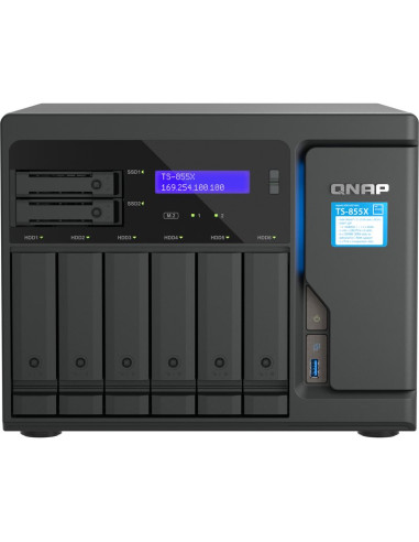 Servidor QNAP TS-855X-8G - Qnap nas ts-855x-8g 8bay