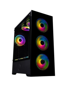 Caja HIDITEC CHA010038 - Hiditec Semitorre Gaming Z20-AURA USB-C