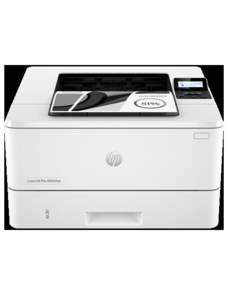Impresora laser 2Z605E HP - STRONGHP Impresora HP LaserJet Pro 4002dne, Blanco y negro, Impresora para Peq