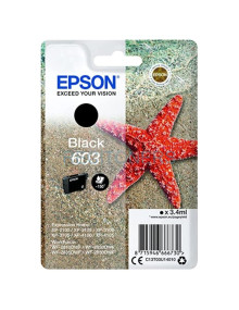Cartucho de tinta C13T03U14010 EPSON - EPSON TINTA NEGRO XP-2100, 3100, 4100 / WF-2830DWF, 2850DW - Nº 603
