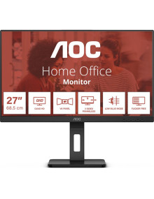 Monitor AOC Q27E3UMF - Monitor aoc essential-line q27e3umf led 27 qhd @ 75 hz 4ms - hdmi, displayport - speakers - black