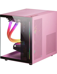Caja MARS GAMING MCVIEWP - Caja gaming minitorre mars gaming mc-view rosa