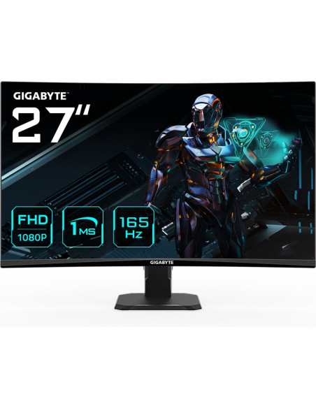 Monitor gigabyte gs27f, gaming 69 cm 27" negro, fullhd, hdr, amd free-sync, 170 hz
