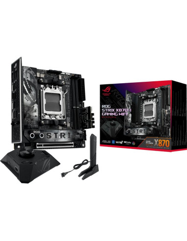 Placa base asrock am5d4id-2t/bcm knoll3 x300 zocalo am5 mini itx