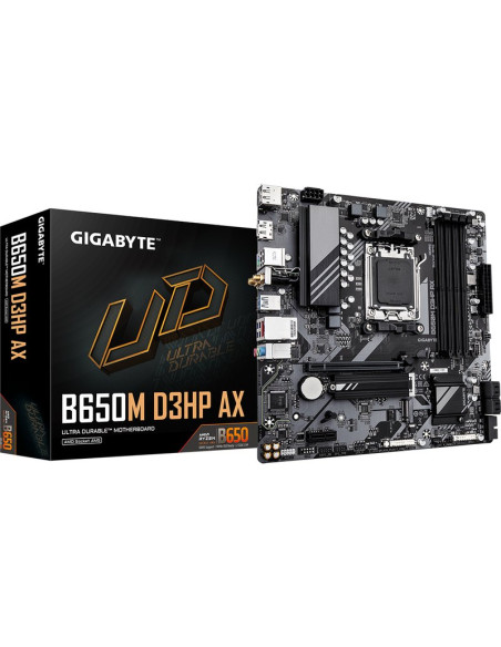 Placa base GIGABYTE B650M D3HP AX - Placa base amd gigabyte b650m d3hp ax b650 zocalo am5 micro atx
