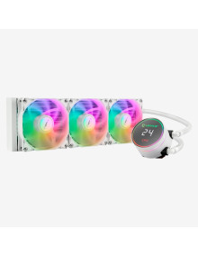 Refrigeracion UNYKACH UK353102 - Unykach aquastorm white 360 refrigeracion liquida - 3 ventiladores 1800 rpm - bomba con que
