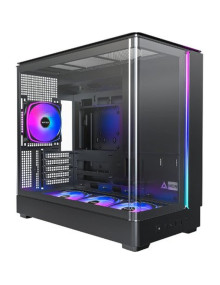 Caja MONTECH KING95R - Caja montech king 95, roja, vidrio templado x 2 king95r