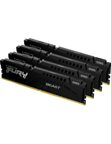 Memoria RAM KINGSTON KF556C40BBK4-128 - Memoria kingston fury beast 128 gb ddr5 5600 (4x 32 gb) quad-kit, kf556c40bbk4-128