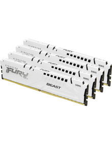 Memoria RAM KINGSTON KF552C40BWK4-64 - Memoria kingston fury beast 64gb 4x16gb 5200mt s ddr5 cl40 blanco xmp kf552c40bwk4-64