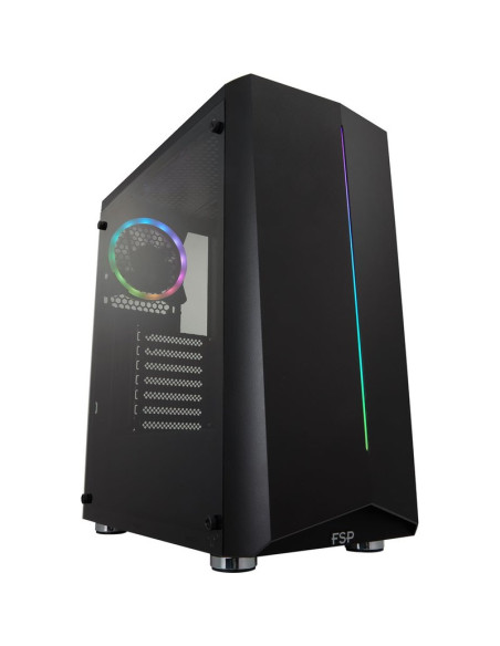 Caja DEEPCOOL R-CH360-BKAPE3-G-1 - Torre m-atx deepcool ch360 black