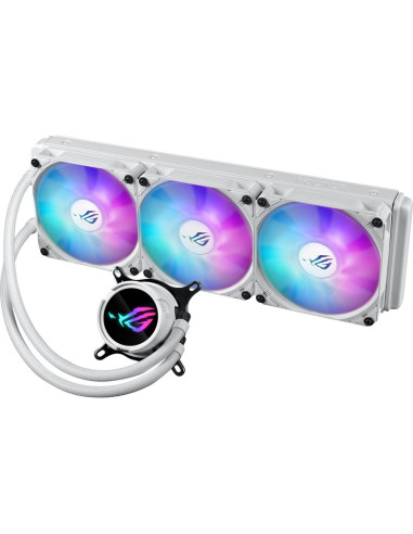 Refrigeracion ASUS 90RC00T2-M0UAY0 - Kit de refrigeracion liquida asus rog strix lc iii 360 argb white edition procesador blanco
