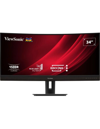 Monitor VIEWSONIC VG3456C - Viewsonic vg3456c 86,4 cm (34") 3440 x 1440 pixeles ultrawide quad hd led negro