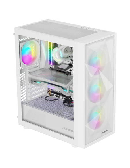 Caja GENESIS NPC-2173 - Caja pc genesis diaxid 605 argb biala