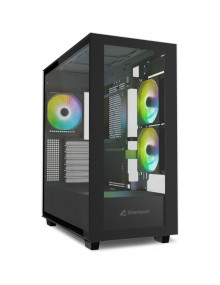Caja SHARKOON SHARK-4044951041145 - Caja pc sharkoon 4044951041145 negro