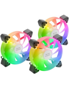 Refrigeracion MARS GAMING MF3A - MARS GAMING Ventilador MF3A 120MM 3IN1 ARGB Negro