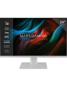 Monitor MARS GAMING MV24W - Monitor 24" displayport hdmi vga mars gaming mv24 ips fhd 120hz 1ms 250cd/ma² vesa 100x100 blanco