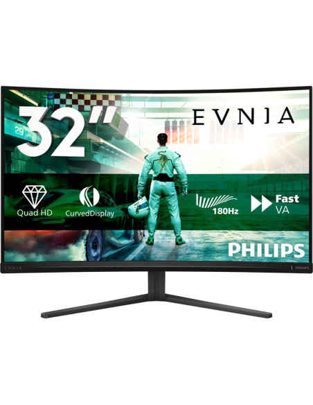 Monitor PHILIPS 32M2C3500L/00 - Monitor gaming philips 32m2c3500l 00 31.5" va qhd 180hz 300cd m2 1ms 2xhdmi2.0 dp